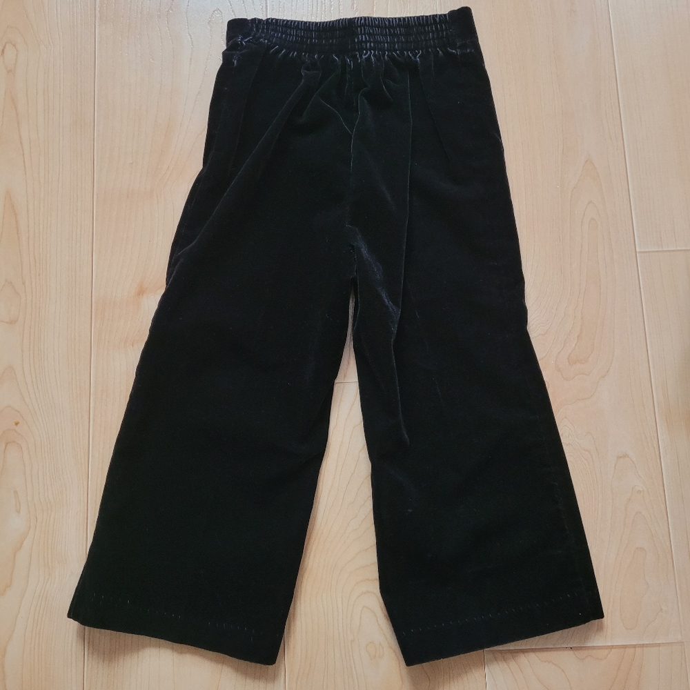 Vintage 1990s special occasion black velvet 2-piece suiting vest and dress pants - Picture 4 of 12